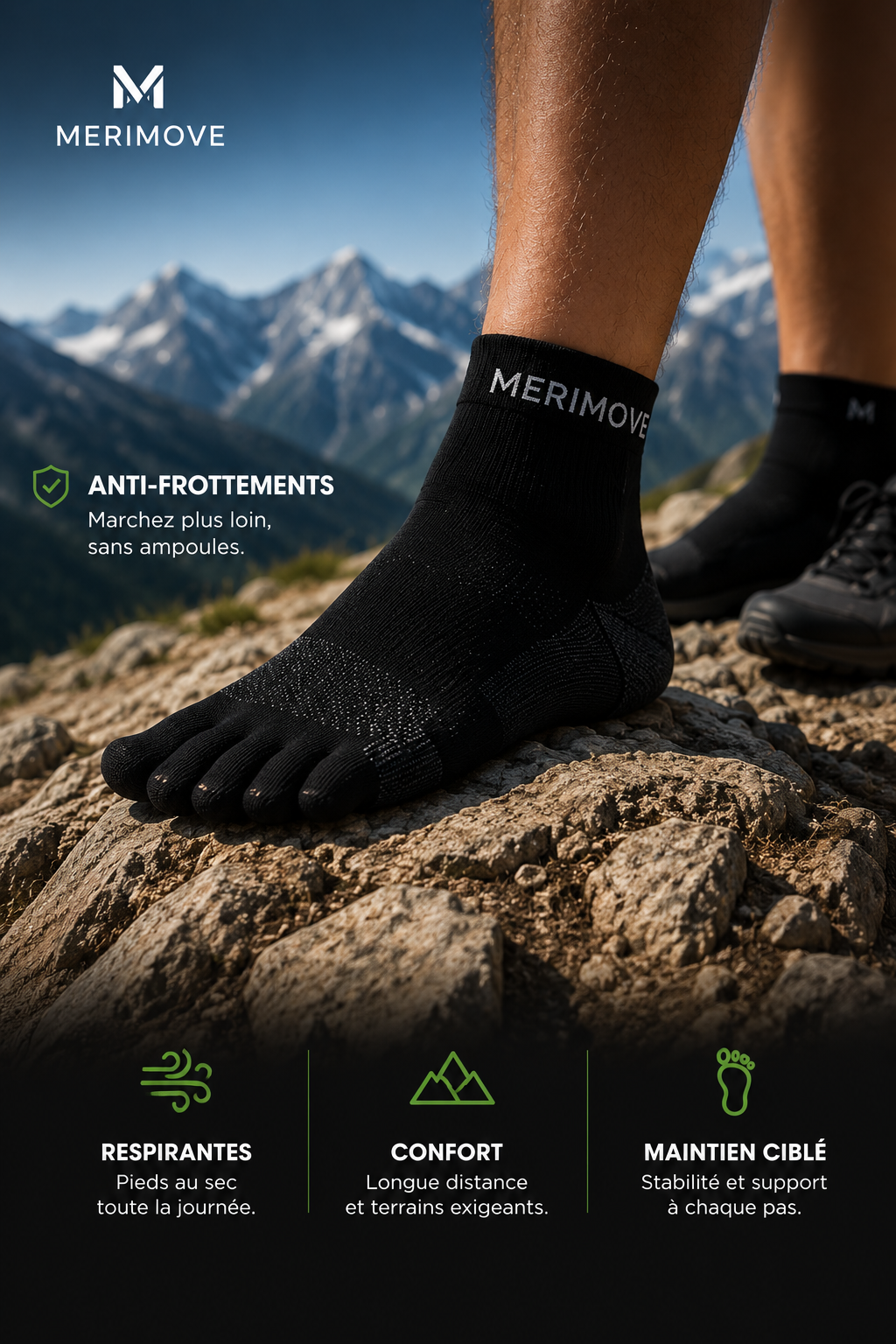 MERIMOVE Trail — Noir